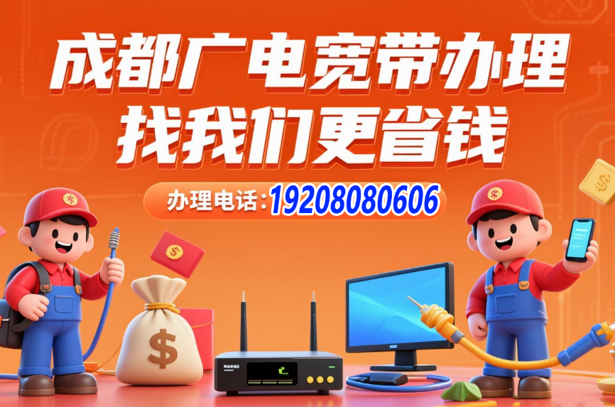 【成都广电营业厅宽带办理】2025年成都广电宽带套餐介绍，便宜划算宽带套餐推荐