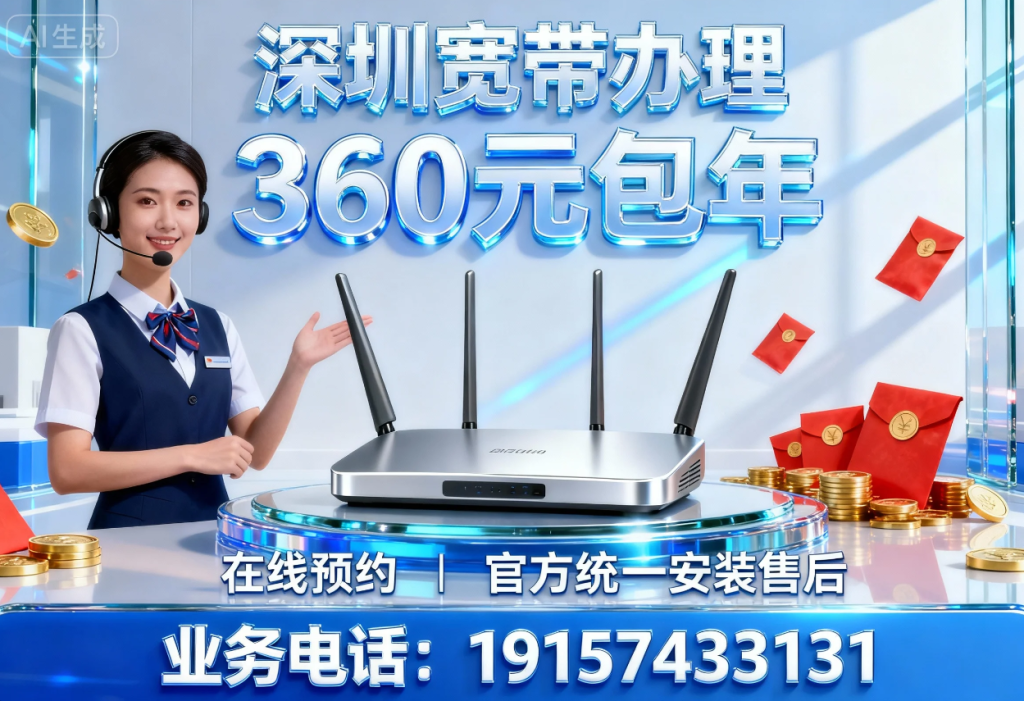 深圳电信、联通、移动宽带怎么选？深圳宽带办理安装省钱攻略